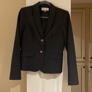 Calvin Klein suit blazer dark grey size 2